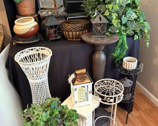 Plant Stands, Lanterns, Pots