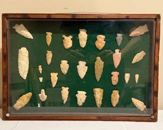 Arrowhead Collection in Shadow Box