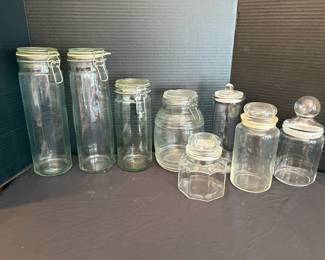 Wirebail Hinge Jars Glass Storage