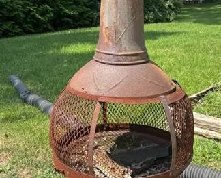 Metal WoodBurning Chiminea