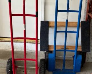 2 Hand Trucks Dollies, 1 Furniture Dolly