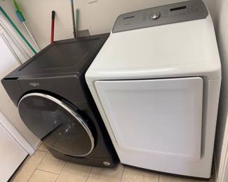 Samsung dryer and whirlpool washer