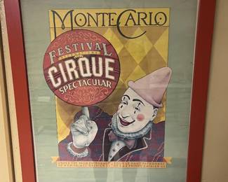 Framed Circus Art