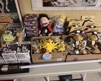 Plush Items Including Pokemon