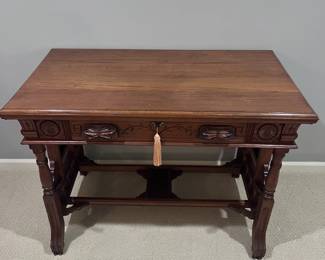 Antique Eastlake Library Table in Excellent Shape