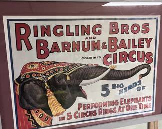 Framed Circus Art
