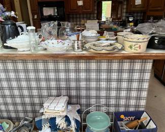 antique dishes, kitchenware