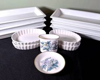 Royal Worcester Fine Bone China Dish, Pier 1 Ceramic Serving Trays and More