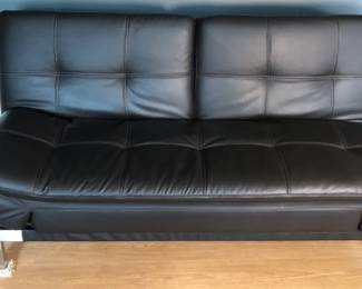 Relaxalounger Leatherlike Futon