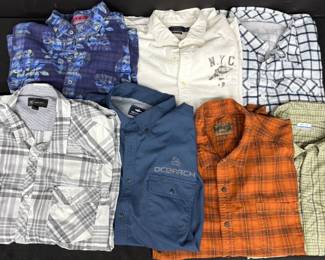Mens Button Ups, Columbia, Tommy Bahama, Ocearch Southern Tide, INC, Northriver, Polo XXL