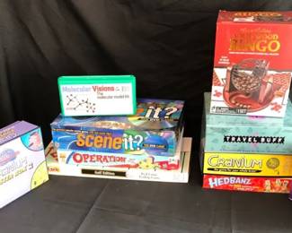Board Games Cranium Toy Story Operation Golf Monopoly Travel Buff The Genius Square Bingo