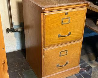 249 wooden2drawerfilingcabinet