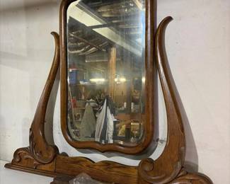 293 antiqueoakdressermirror385wideorn