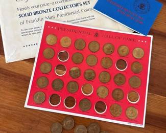 166 franklinmintpresidentialhalloffame