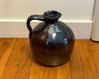098 brownglazedstonewarejug