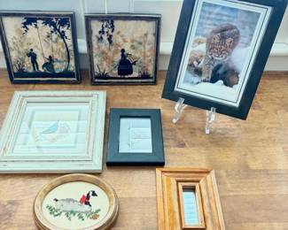 258 mixedframedminiatureartworkshandcraf