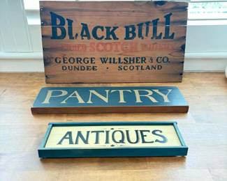 266 setof3woodenwallsigns