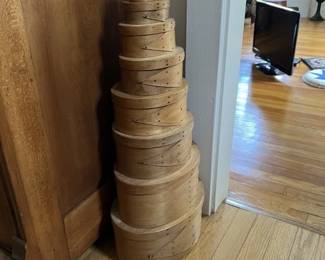 064 8stackingovalshakerbentwoodboxes