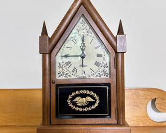 188 newenglandclockcosteeplemantelcloc