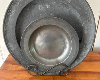160 largeantiqueenglishpewterplates