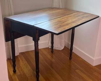 218 antiquestylewoodendropleaftable