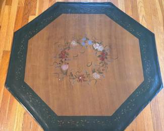 176 floraloctagonalfloormedallionhandpa