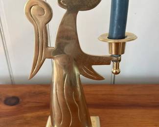 148 brassangelcandleholder