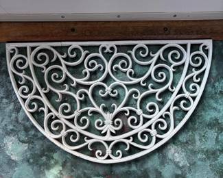 303 halfroundcastirondoormatt
