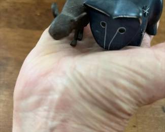 276 handcarvedsoapstonecatfigurinecast