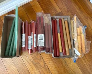 163 mixedlotoftapercandles