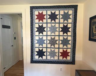 094 patchworksawtoothstarhandmadequilt