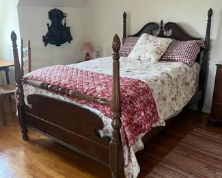 214 colonialmahoganybedframewithoptiona
