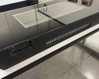 Wall mount electric fireplace