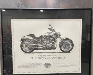 Harley Davidson framed print
