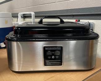 Hot stone warmer