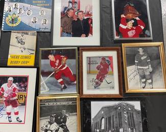 Red Wings autographs and memorabilia.