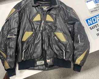 Coldwave leather jacket
