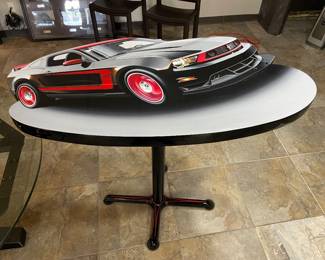 David Chapple custom table Mustang Boss 302 