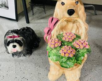 Ceramic dogs
