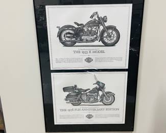 Harley Davidson framed prints