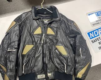 Coldwave leather jacket