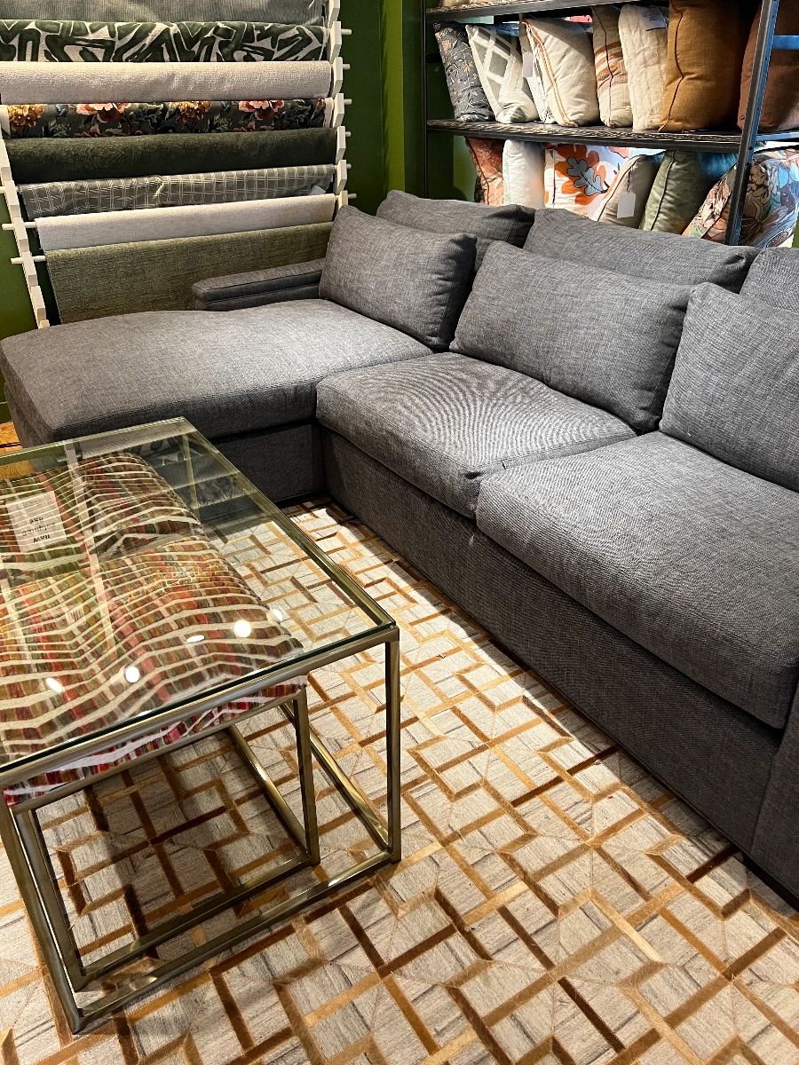 Large deep sofa with chaise