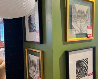 Framed artwork