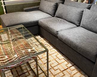 Large deep sofa with chaise