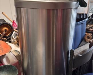 Metal Garbage can