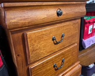 Bedside nightstands. We have 2 matching.
