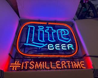 Miller Lite Beer Neon Sign