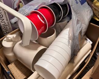 Rae Dunn and kitchenware items