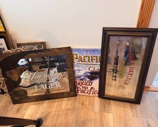 Lots of Wall Art for a camp or home