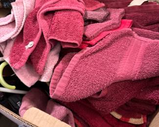 Lots and Lots of Towels... All different colors